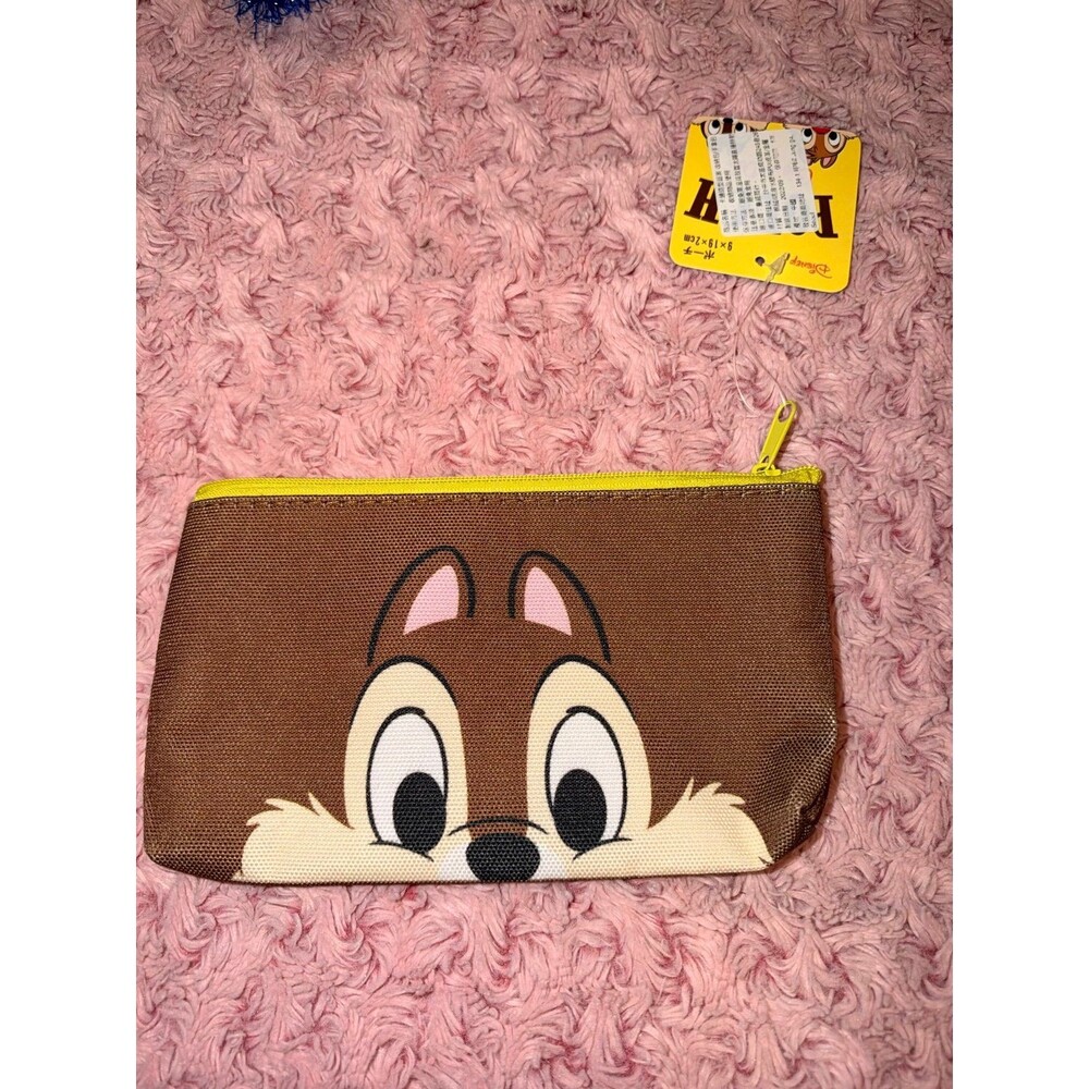 Disney chip n dale (chip) small bag pouch storage pen case